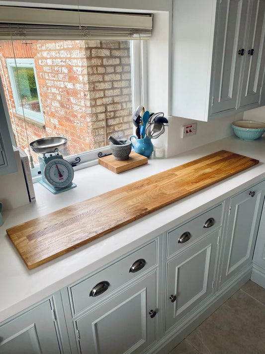 Enhance Your Dining Space with our Handmade Oak Table Runner