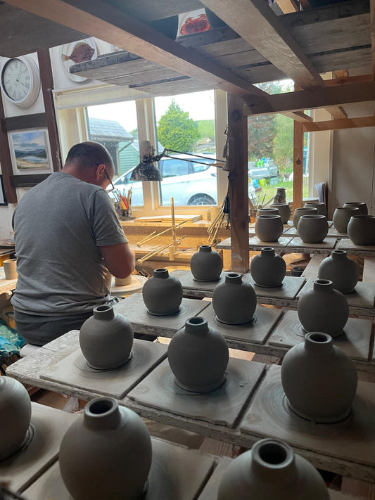 Our Partnership with Penrhiw Pottery: Crafting Sustainable Pottery Homeware Together