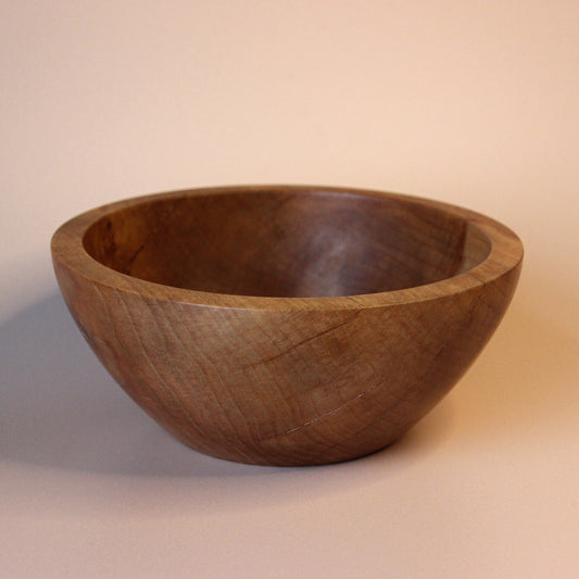 Hand Turned Alder Wood Bowl