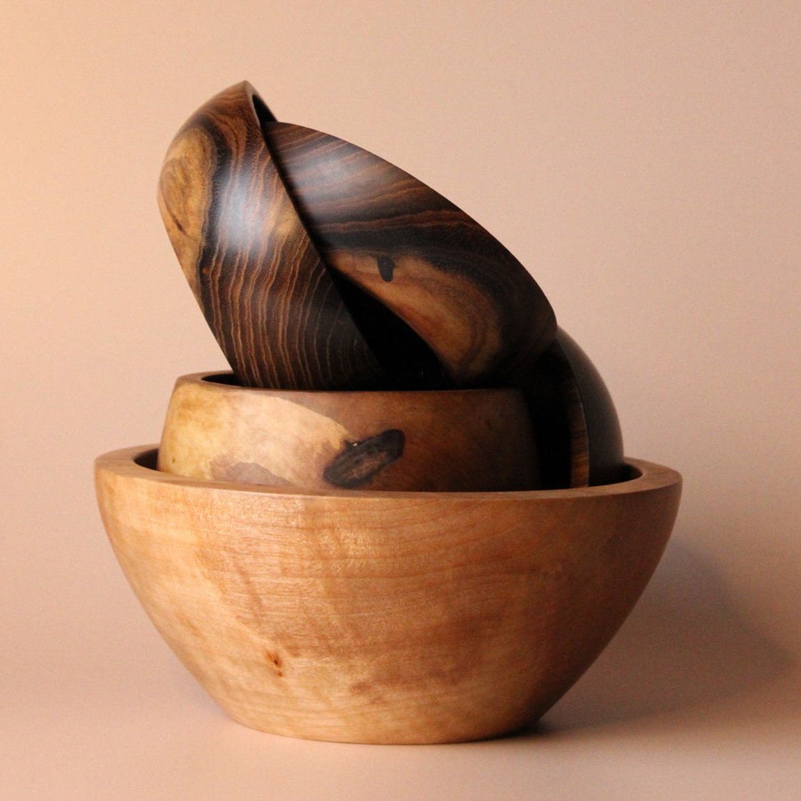 Hand Turned Alder Wood Bowl